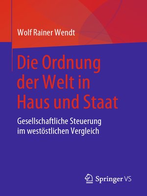 cover image of Die Ordnung der Welt in Haus und Staat